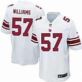 Nike Men & Women & Youth Giants #57 Williams White Team Color Game Jersey,baseball caps,new era cap wholesale,wholesale hats